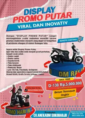 Display promo putar