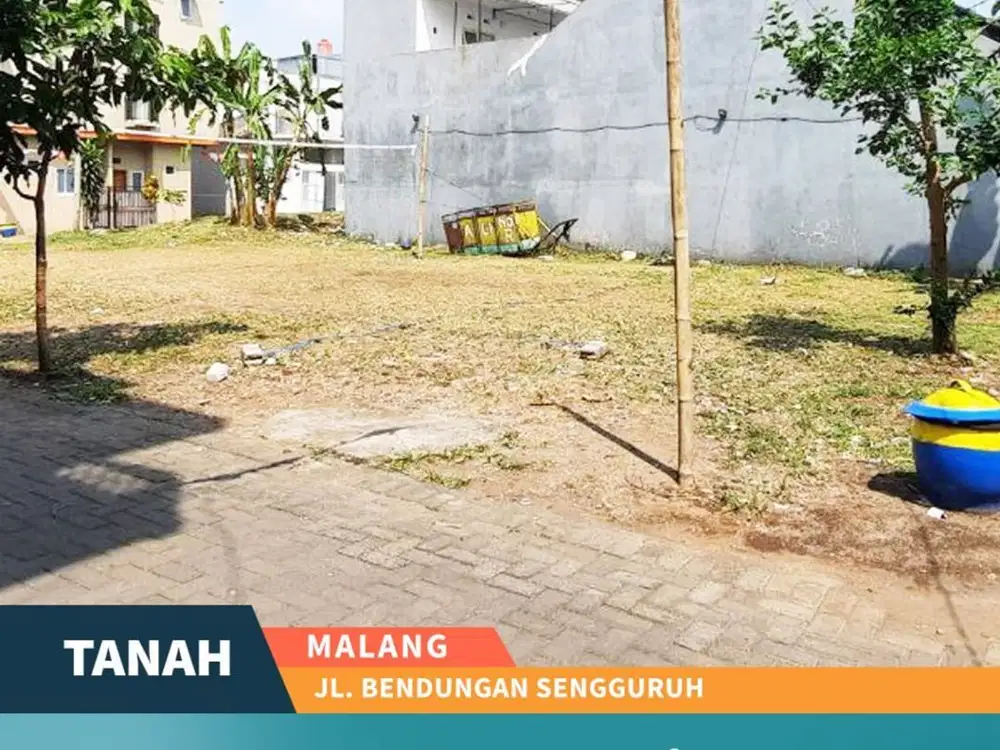 Tanah Kavling Hook Lingkungan Nyaman Di Bendungan Sengguruh Malang