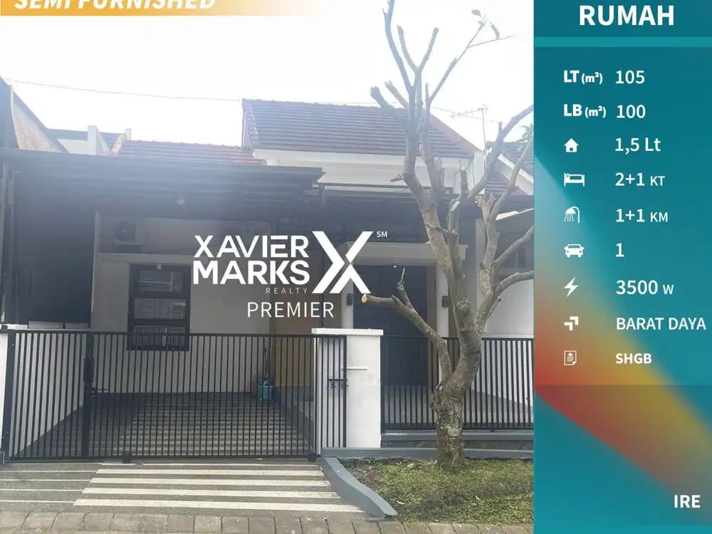 Dijual Rumah Semi Furnish Siap Huni di Greenland Tidar Malang