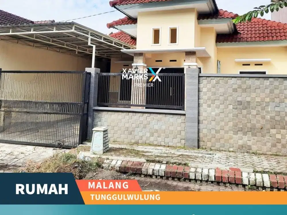 Rumah Siap Huni dalam Cluster di Tunggulwulung Malang Dekat Suhat