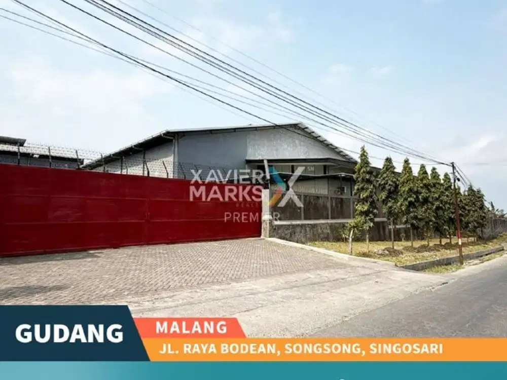 e116 Dijual Kompleks Gudang Lokasi di Jalan Raya Singosari Malang