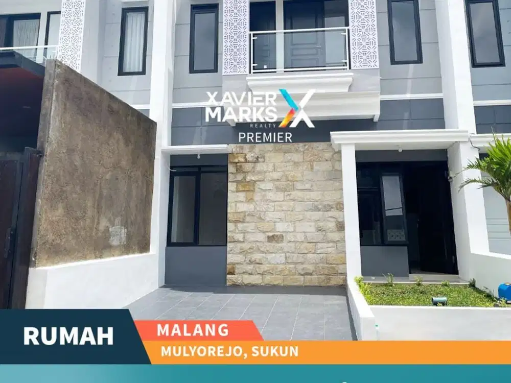 Rumah Baru 600 Jtan 2 Lantai di Mulyorejo Sukun Malang