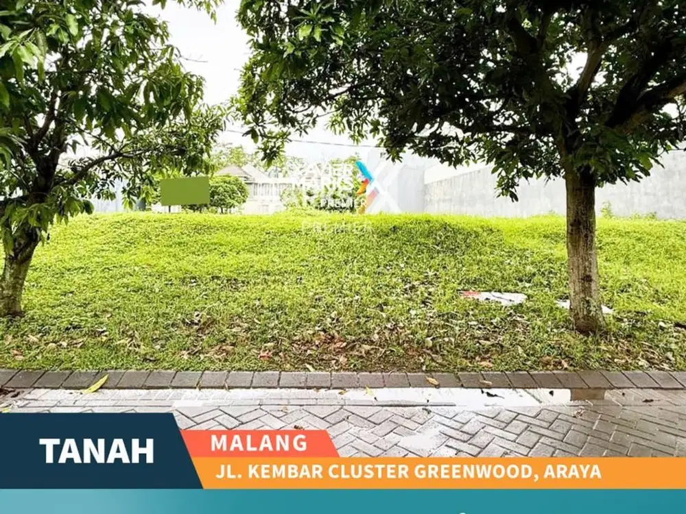 Tanah Kavling di Cluster Greenwood Golf Araya Malang Siap Bangun