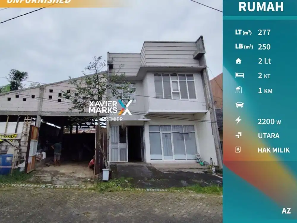 b045 Rumah 2 Kavling Kondisi Baik dan Siap Huni