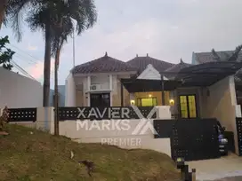 c075 Rumah Mewah American Scandinavian di Villa Puncak Tidar