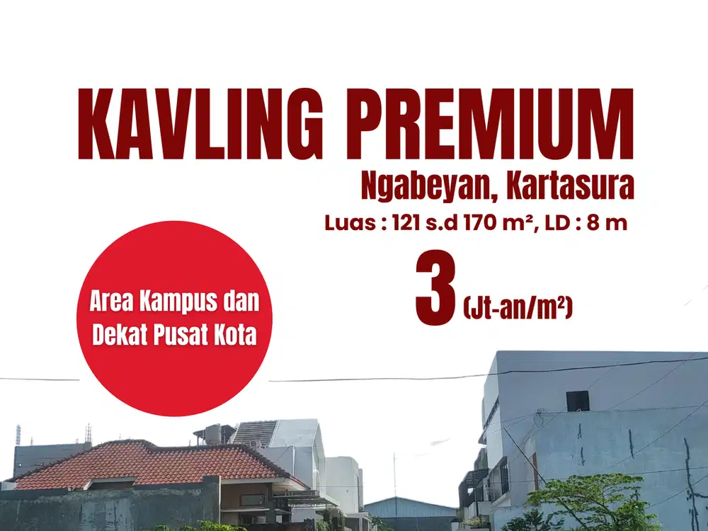 Cocok Dibangun Hunian, 400 Meter Tugu Kartasura, SHM