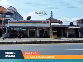 Dijual Rumah Usaha Poros Jalan di Raya Bedali Lawang Malang