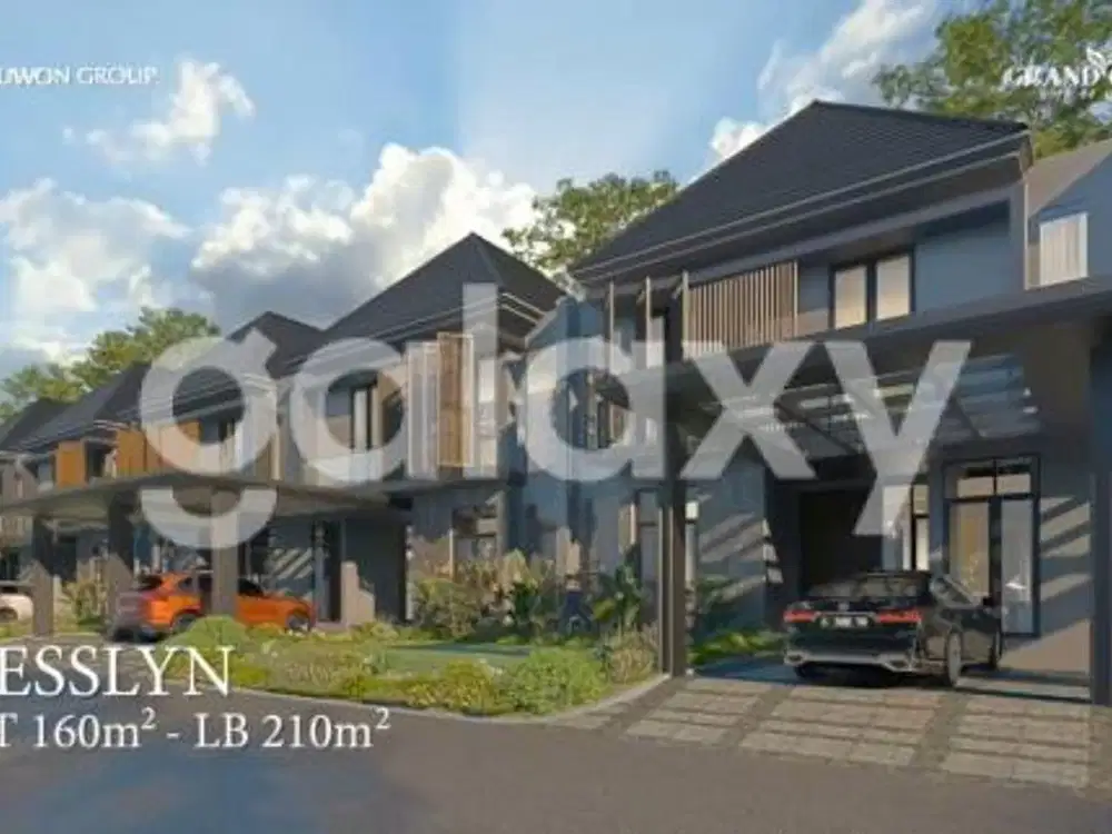 Rumah Aruba villa type Jesslyn  Baru gress Pakuwon city