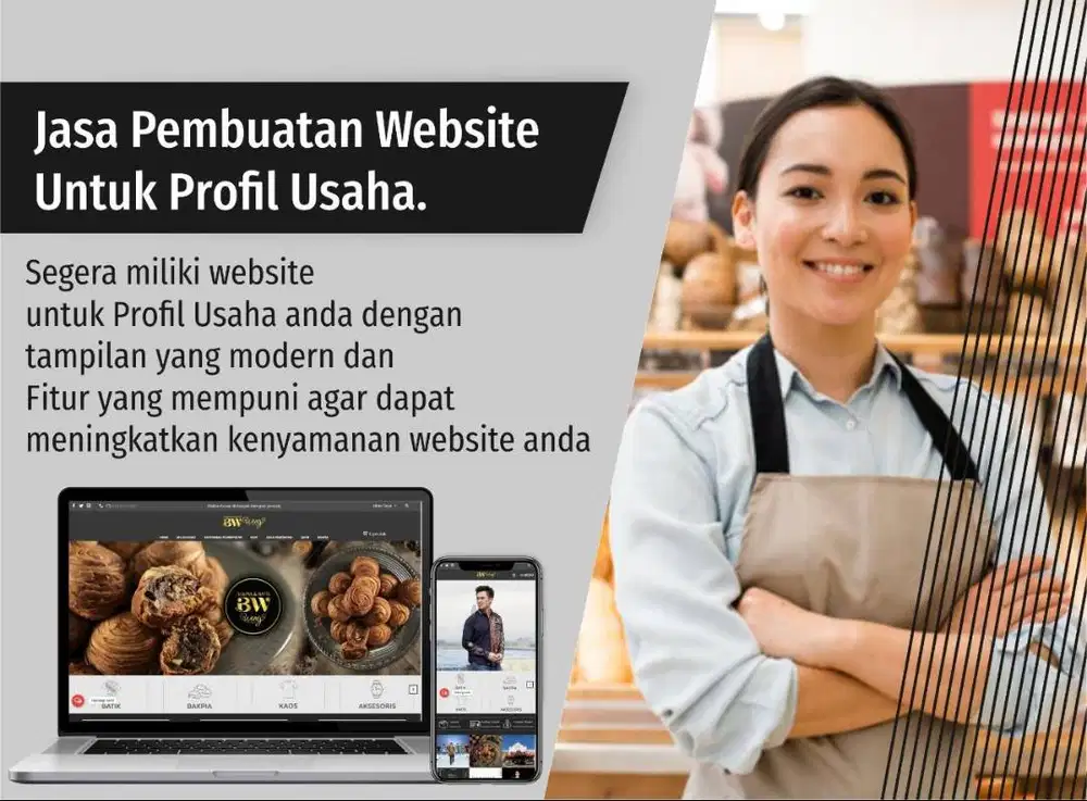 Pembuatan Website Profil Usaha Profesional dan Bergaransi
