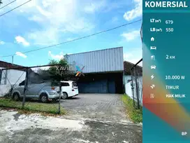 Dijual/Disewakan Gudang Ruang Usaha di Poros Raya Balearjosari Malang