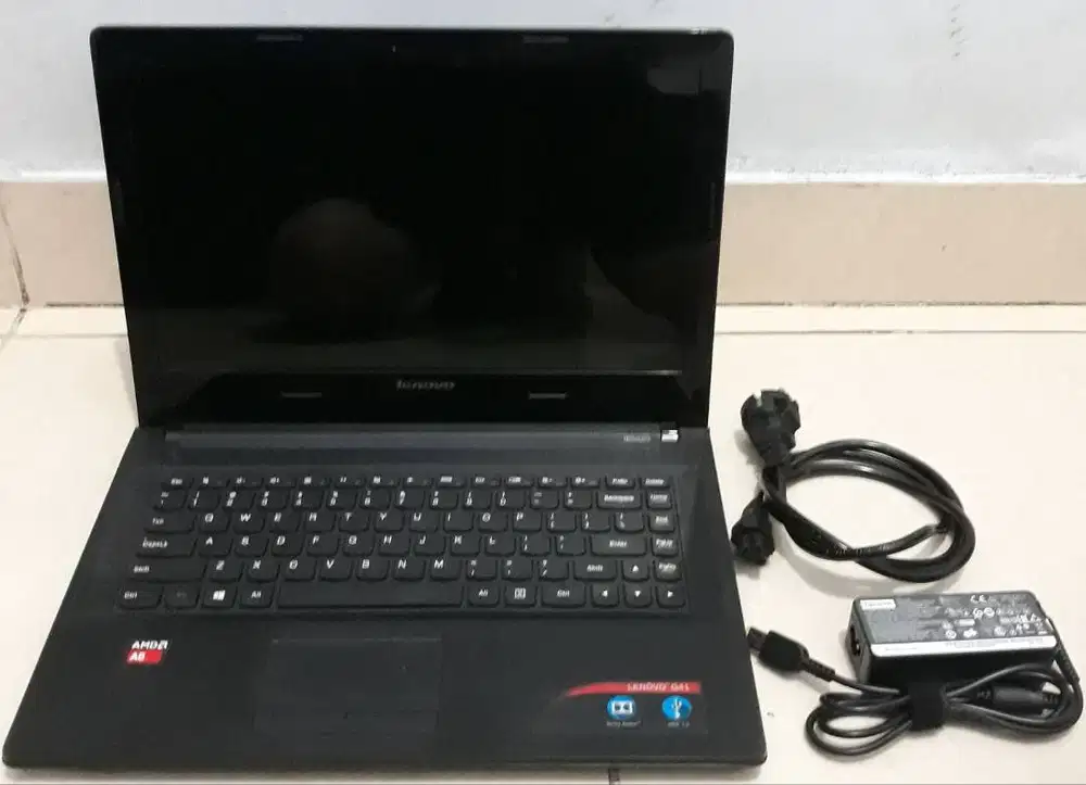 Laptop Lenovo G41-35 AMD A6 RAM 8GB SSD 128GB HDD 500GB Second Normal