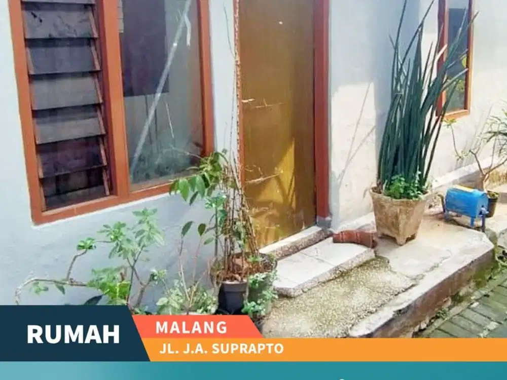Dijual Rumah Siap Huni di Jl Jaksa Agung Suprapto Klojen Malang