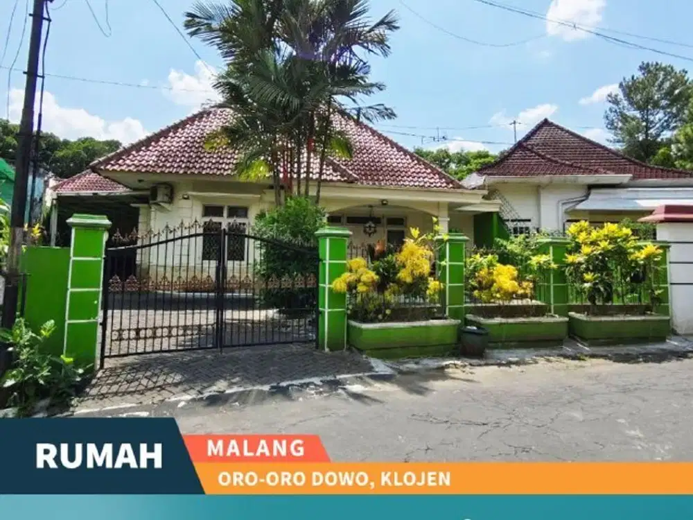 e073 Rumah Tengah Kota Malang Bisa Untuk Cafe atau Ruang Usaha