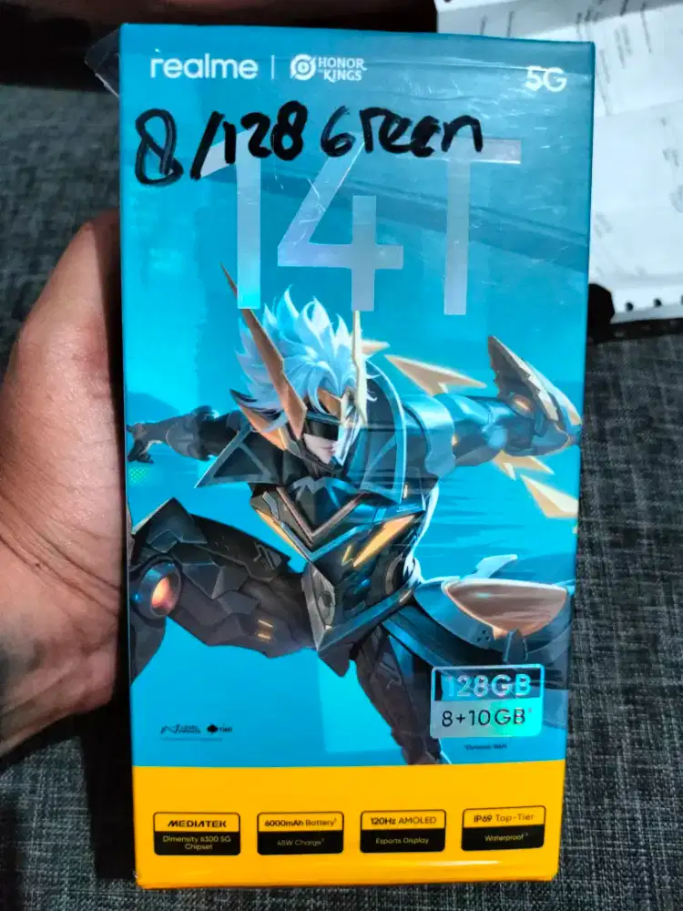 Realme 14t 8/128gb green new