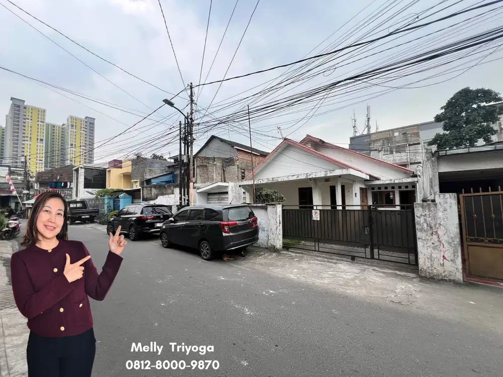 Rumah 1 Lantai Belakang Pasar Rumput Minangkabau Jakarta Selatan