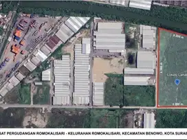 Tanah Strategis Dijual di Pusat Pergudangan Romokalisari, Surabaya!