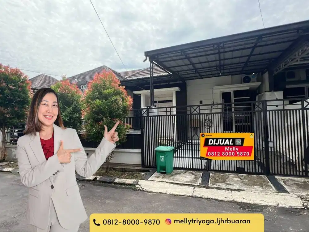 Hunian 1 lantai yang nyaman, lega, dan strategis, cocok untuk keluarga