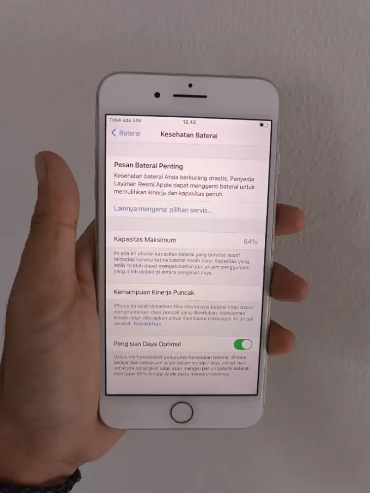 iphone 8 plus 64gb putih
