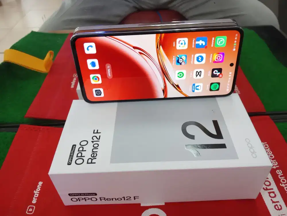 Oppo Reno 12F ram 8/256 GB mulus sperti Baru lengkap
