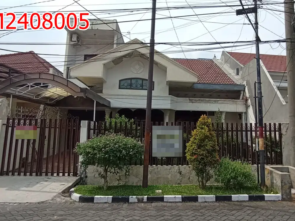 Dijual Rumah Hitung Tanah Darmo Permai Selatan dkt Kupang Indah Wiyung