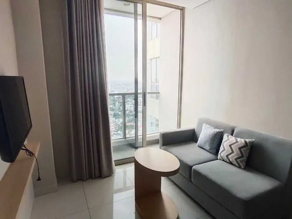 Apartment 1 BR fully furnished lantai 38 taman anggrek residence
