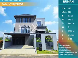 Dijual Rumah Gress Full Furnish Modern Tropical Style Tidar Malang