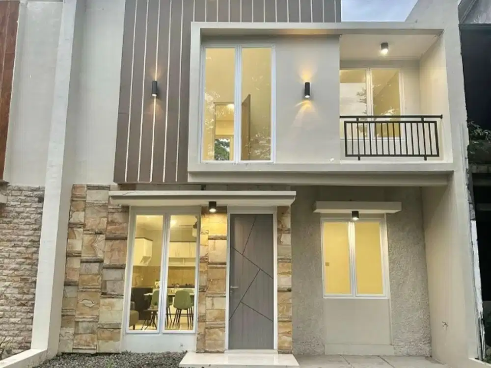 Rumah Baru 2 Lantai Semi Furnished Bisa KPR, ACCOLA PARK SERPONG