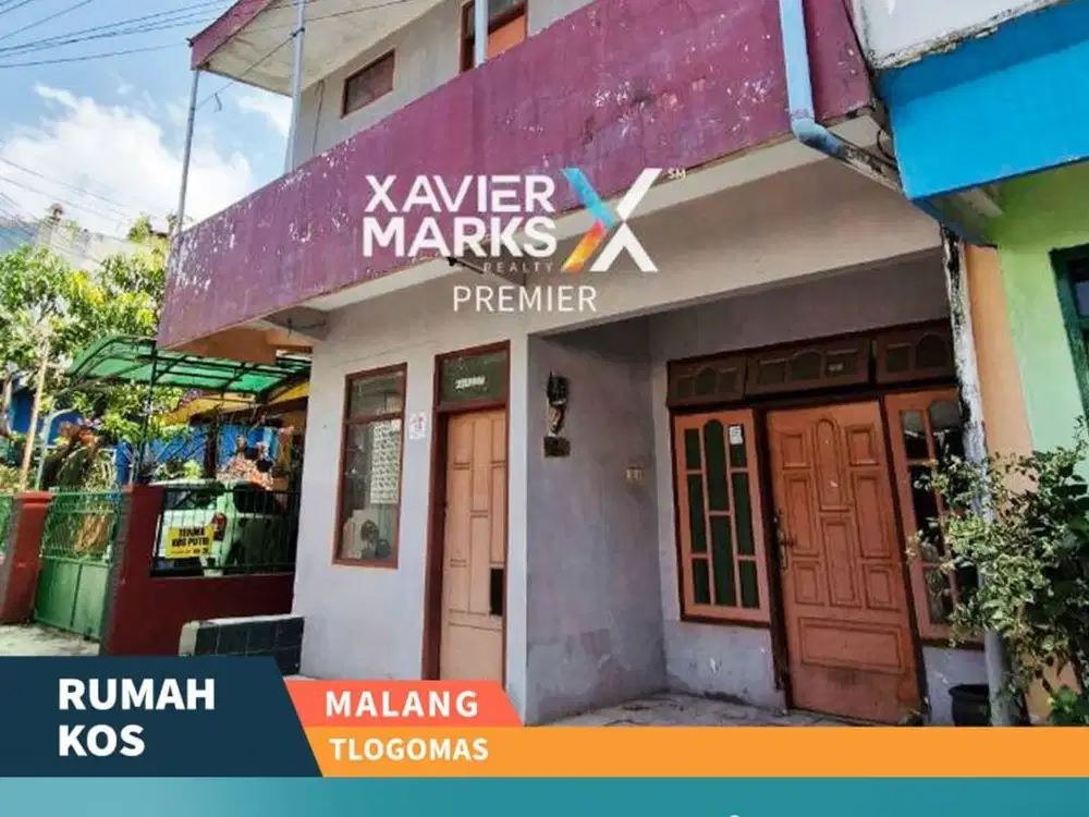Rumah Kost Strategis Non Furnished di Tlogomas, Malang