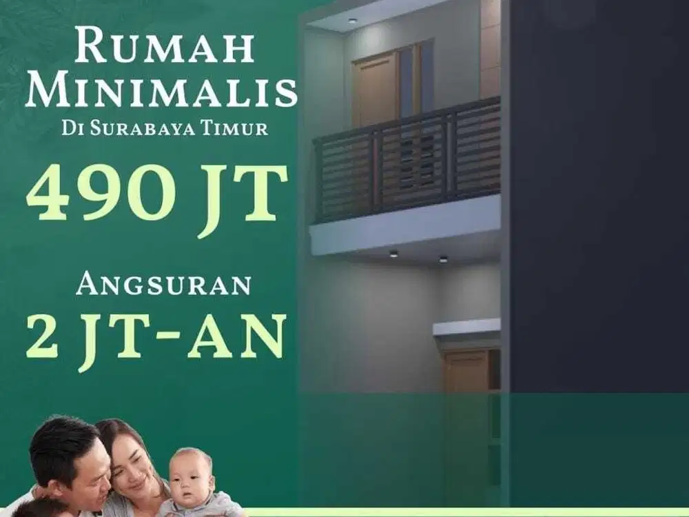 Rumah Baru 2 Lantai Di Eastern Park Regency Surabaya