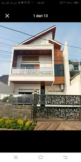 Rumah 2 Lantai murah berkualitas nempel Jl raya utama
