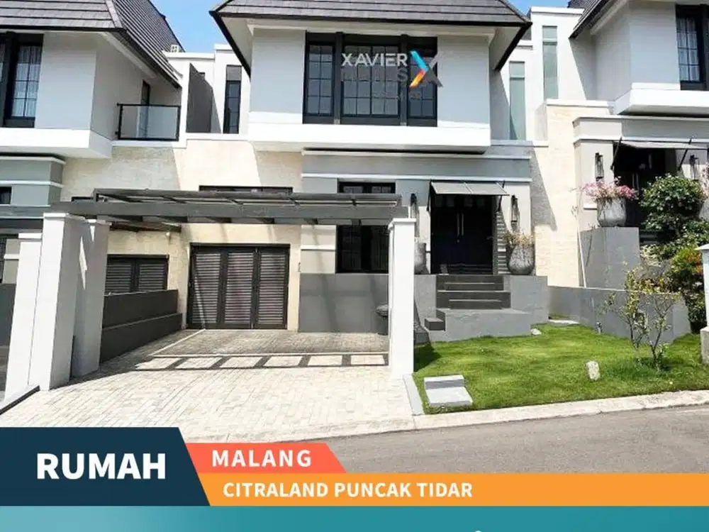 Properti Langka Disewakan Rumah Gress Citraland Puncak Tidar, Malang