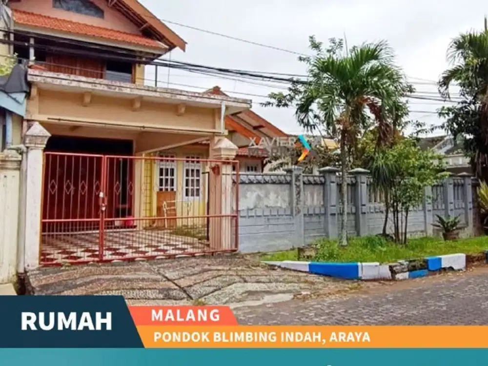 Rumah Lokasi Strategis Posisi Hook di Blok Depan PBI Araya, Blimbing