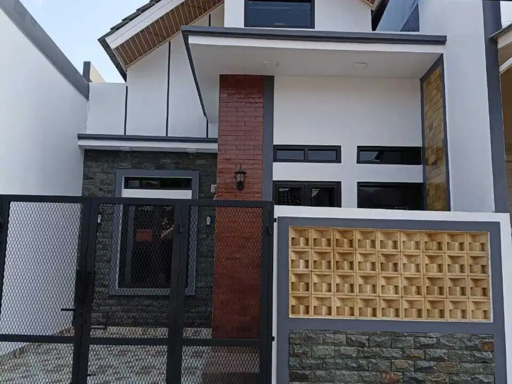 RUMAH TAMPILAN ELEGAN DIJUAL di  Pesona Anggrek Bekasi (C0674)