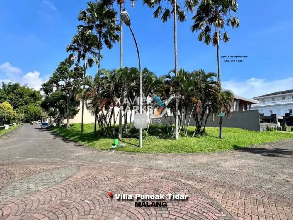 Tanah Kavling Hook Di Jalan Kembar Villa Puncak Tidar Malang(OLX277)