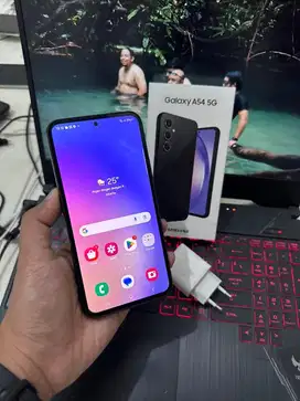 Samsung A54 5G ram 8/128 GB Fullset mulus siap pakai.