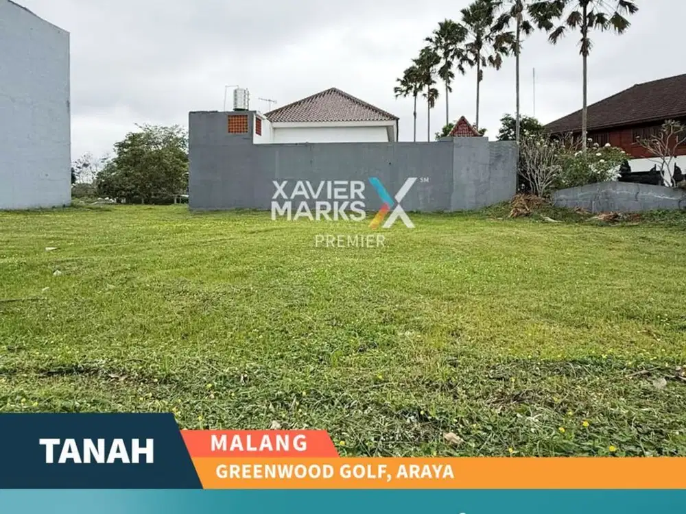 Tanah Kavling 2 Unit,di Mainroad Cluster Greenwood Golf Araya
