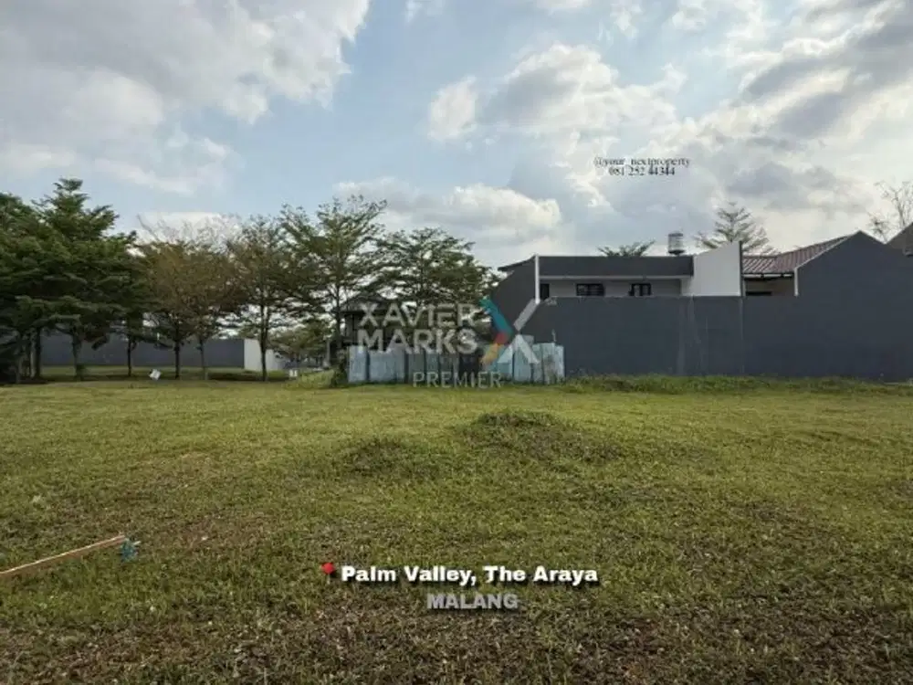 Tanah Kavling Di Cluster Palm Valley, The Araya Malang