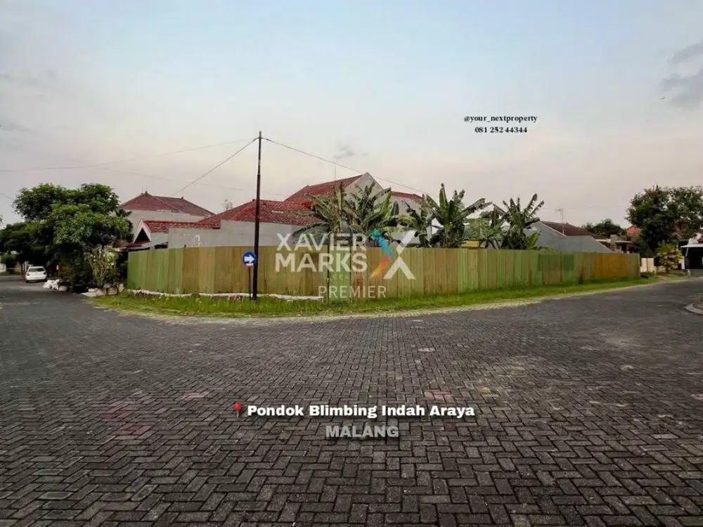 Tanah Kavling Hook Di Pondok Blimbing Indah Araya Malang(OLX274)