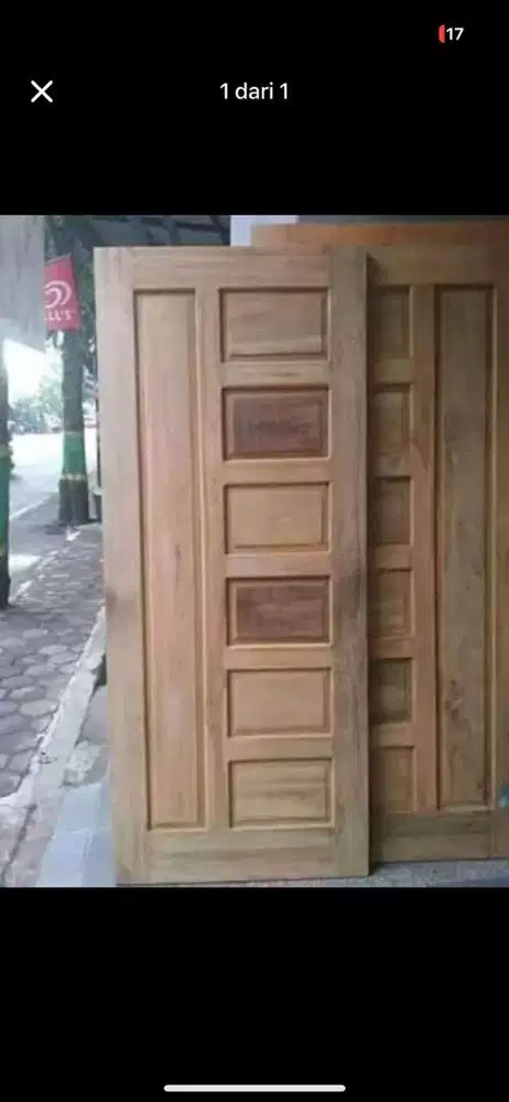 Pintu Bekas Kayu Meranti