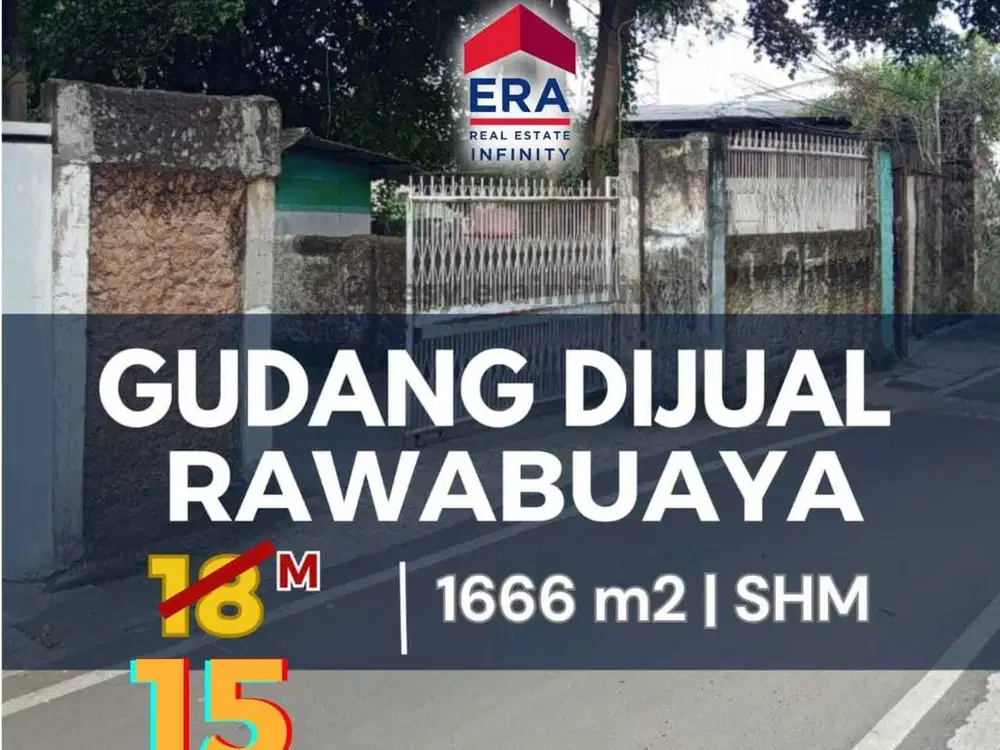 Dijual Gudang Rawa Buaya Cocok Untuk Usaha