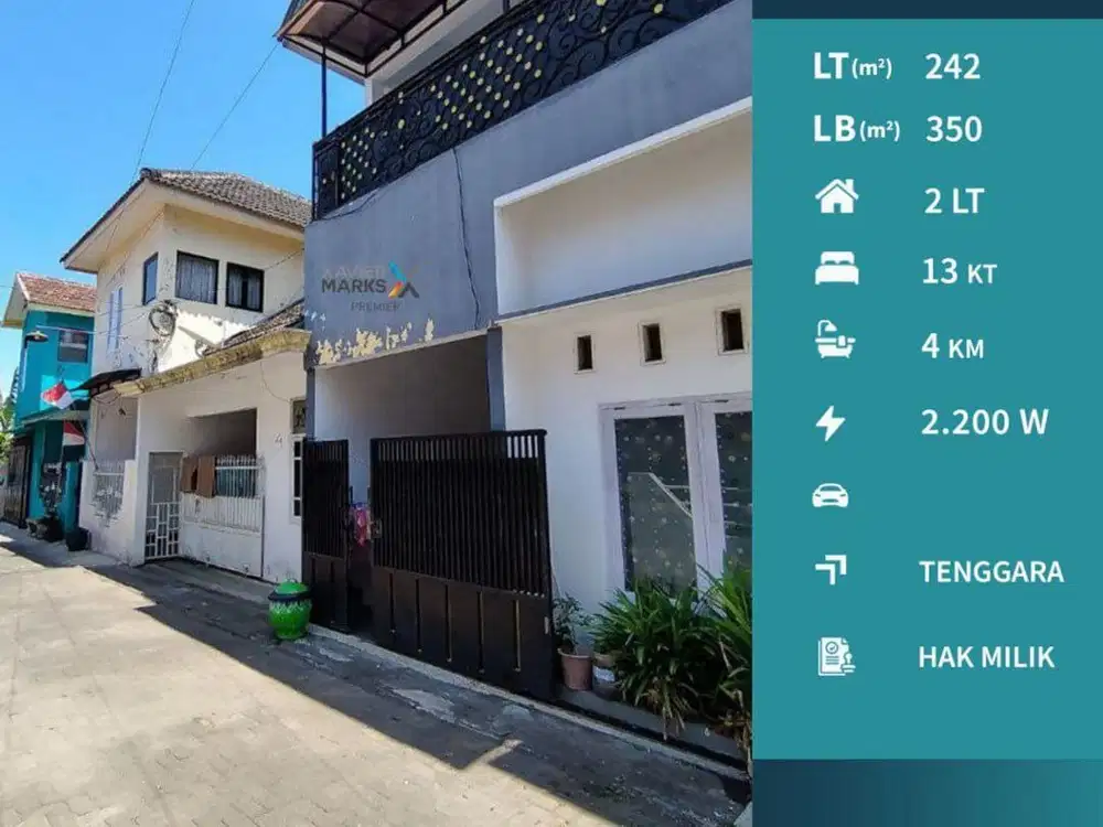 Dijual 3 Rumah 13 KT Hanya Selangkah ke Jln Raya Ampeldento, Malang