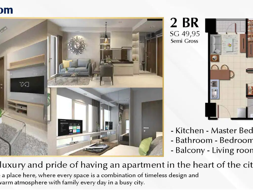 Jual Murah Cepat Apartment B Residence terletak di Jakarta Barat