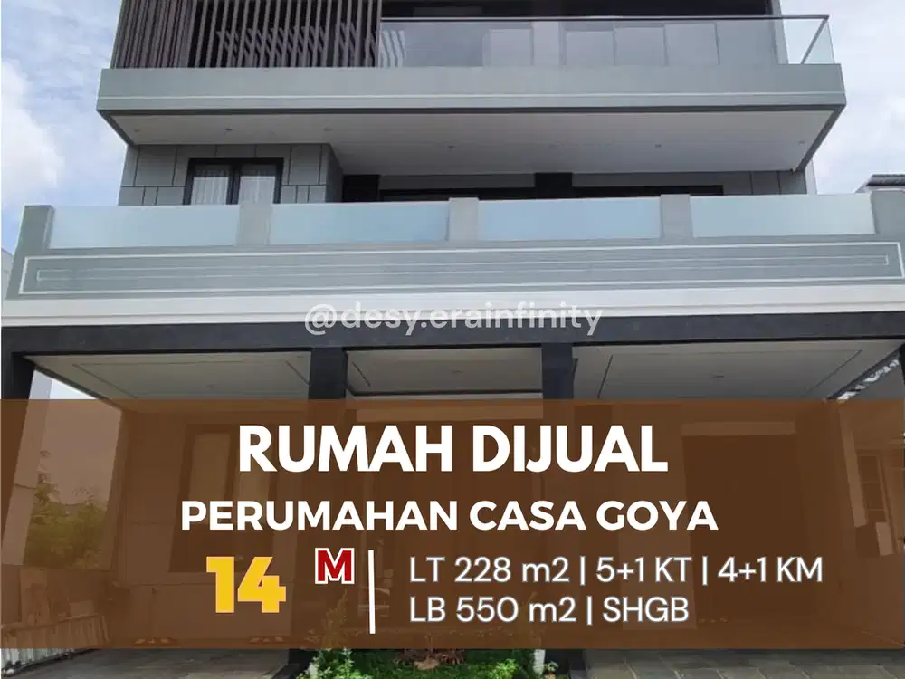 Dijual Unit Premium Perumahan Casa Goya, Jakarta Barat