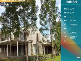 Disewakan Rumah Mewah di Riverside Full Furnish , Hunian Asri