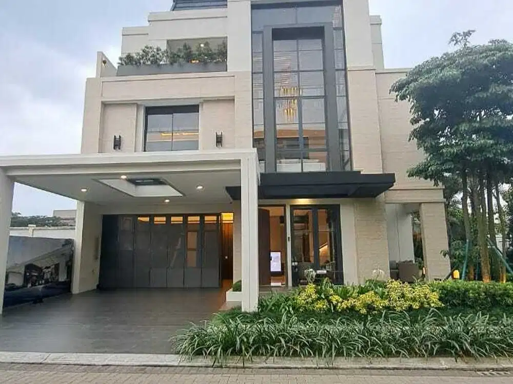 Rumah 3 lantai baru Premium Cluster unit terbatas Tresor BSD City