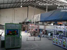 DILELANG Gudang Murah siap pakai 1 lantai di Jl. Mekar II, Bandung