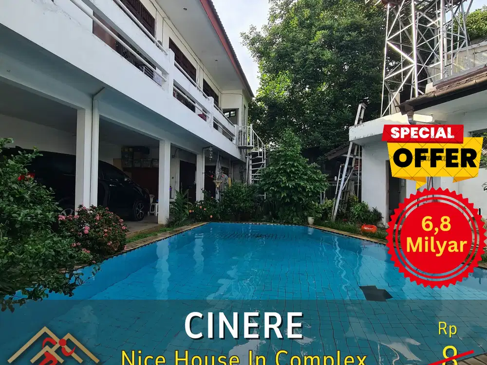 DIJUAL RUMAH BAGUS DALAM KOMPLEK CINERE DEPOK