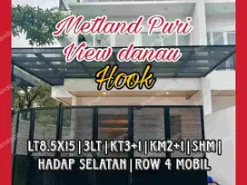 I Dijual rumah baru hook di metland puri row jalan lebar bebas banjir