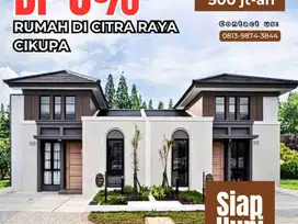 rumah siap huni DP 0%. citra raya Cikupa cluster varenna