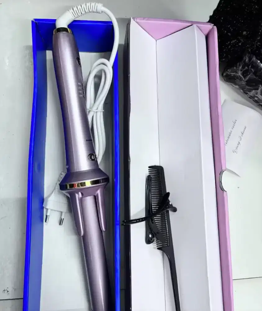 MAIMEITE Catokan rambut Otomatis Catokan Keriting Otomatis 2 in 1